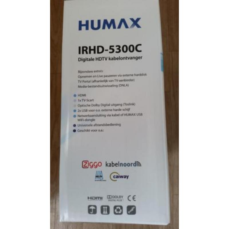 Humax IRHD 5300 nieuw in doos o.a. voor Ziggo/Caiway