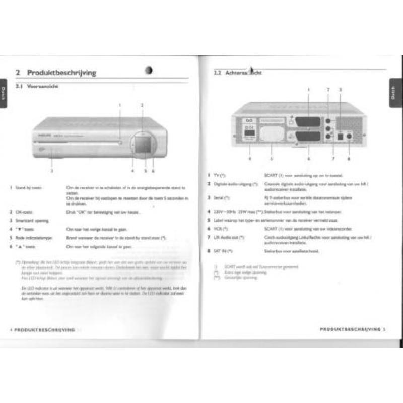 Philips DSR 2210 Satellietontvanger