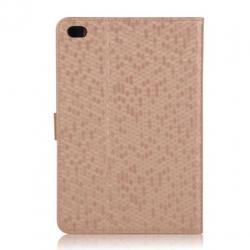 iPad mini 4 - hoes, cover, case - PU leder - Glitter Champag