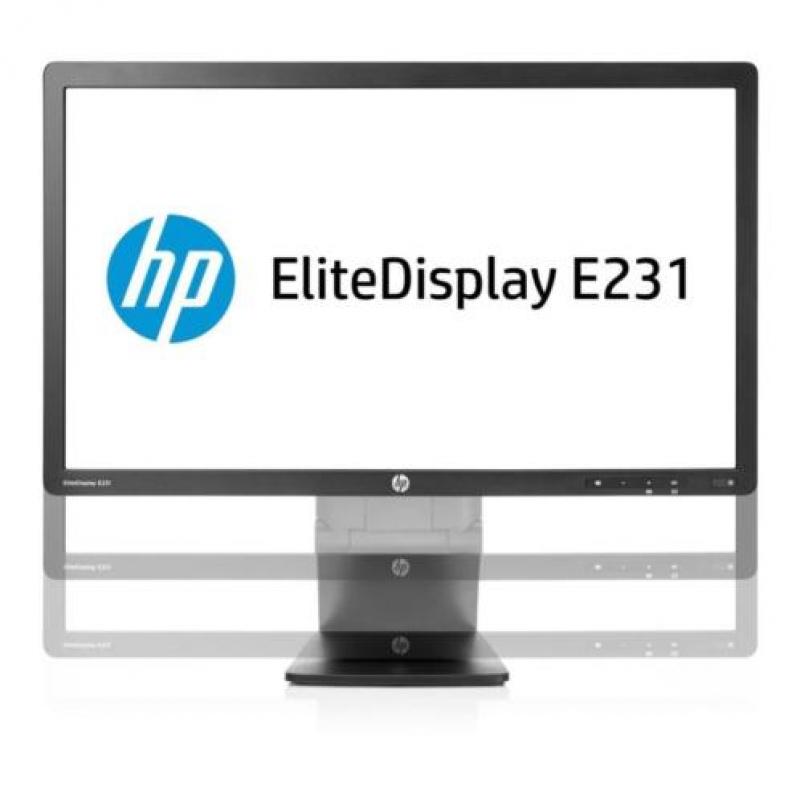 HP EliteDisplay E231 Zwart 23" Vermogen (watt): 36W VGA