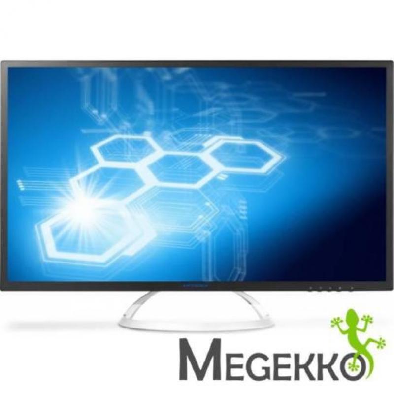 MEDION X58222 31.5" Wide Quad HD ADS Zwart, Zilver compute..