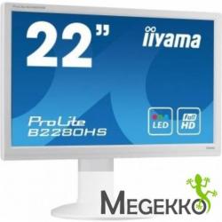 Iiyama ProLite B2280HS-W1 21.5" Wit Full HD PC-flat panel