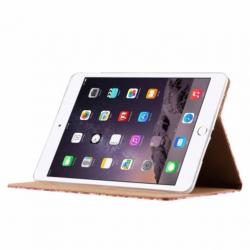 Ntech iPad Air 2 Roos Design Booktype Kunstleer Hoesje Met