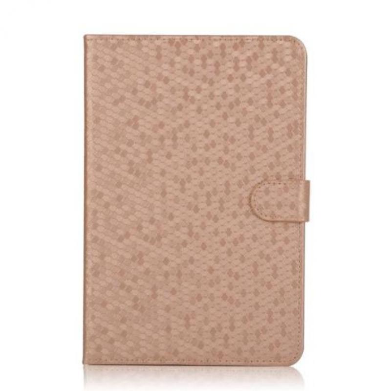 iPad mini 4 - hoes, cover, case - PU leder - Glitter Champag