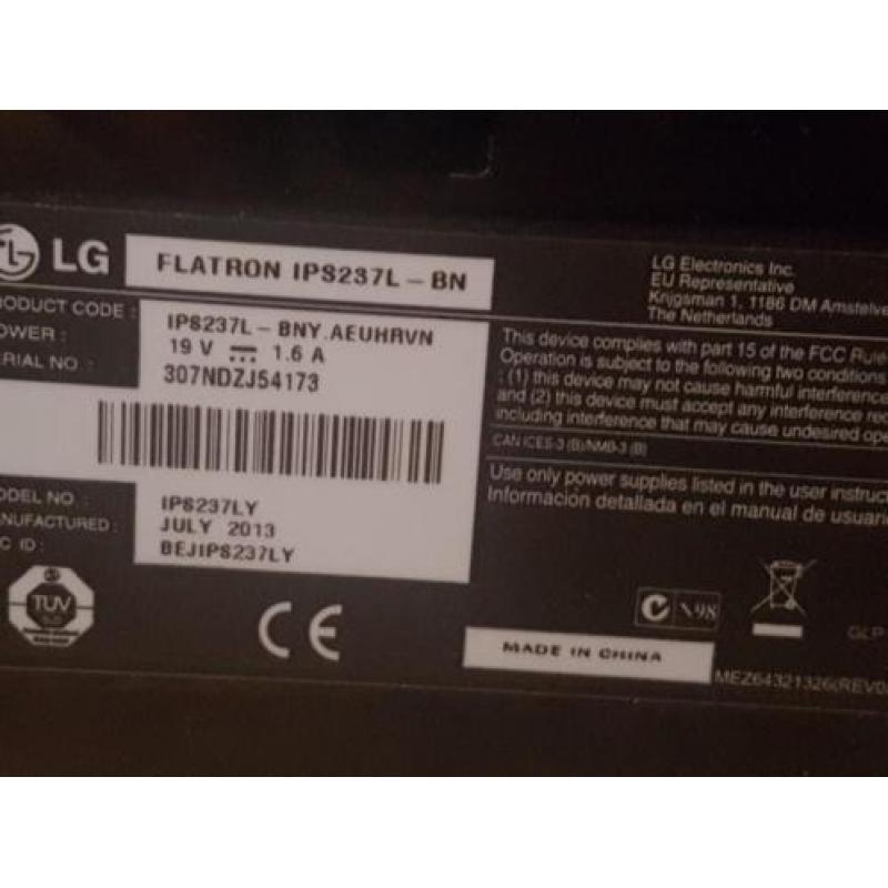 LG monitor LG IPS237L