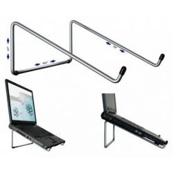 R-go steel basic laptopstandaard, zilver