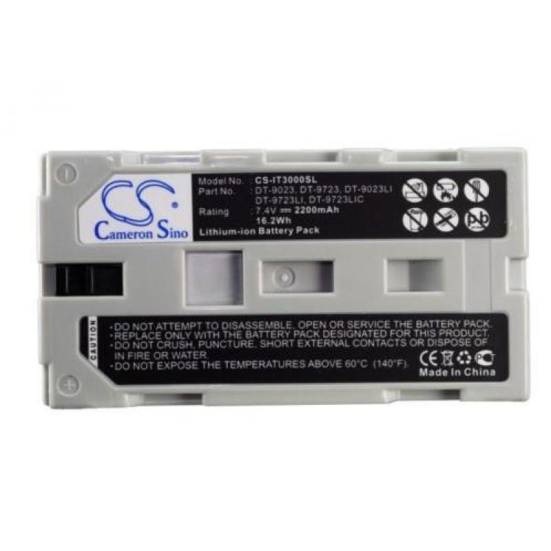 CS Accu Batterij voor Casio IT-3100 - 2200mAh 7.4V