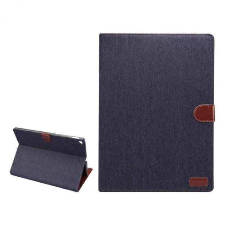 Canvas Book Case zwart iPad Pro 12.9" 2 (2017)