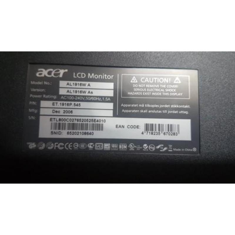 Acer LCD Monitor