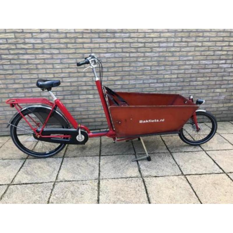 Bakfiets nl long met huif 7 versnellingen