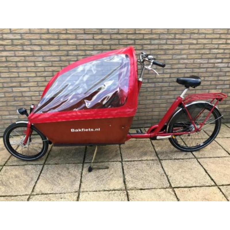 Bakfiets nl long met huif 7 versnellingen