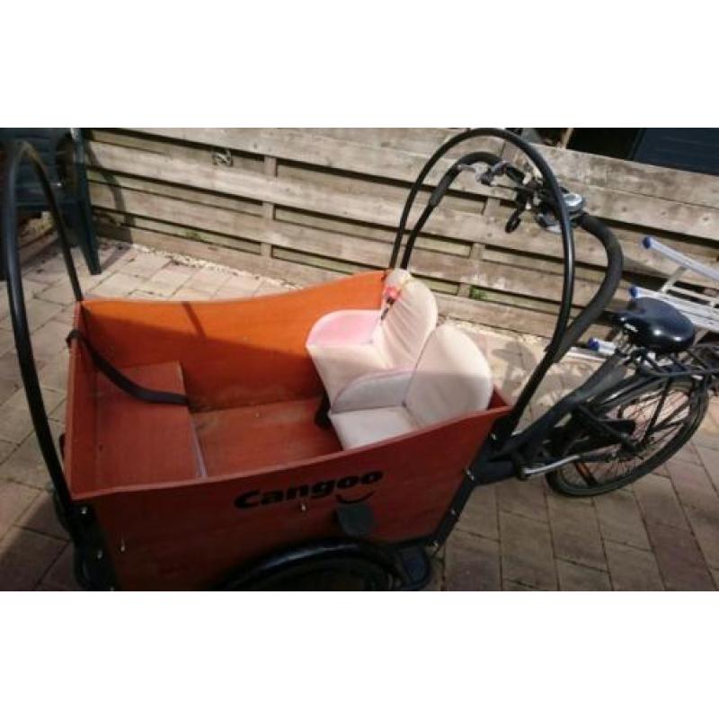 Bakfiets cangoo opknapper, rijdt goed