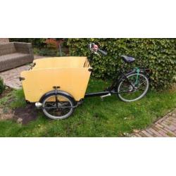 Mooie bakfiets met veel extra's