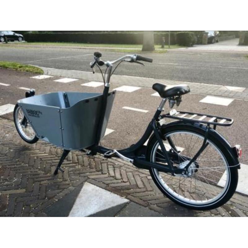 Nette Babboe City bakfiets met 7 versnellingen