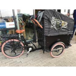 Bakfiets Troy e-bike model 2018 direct leverbaar bak fiets