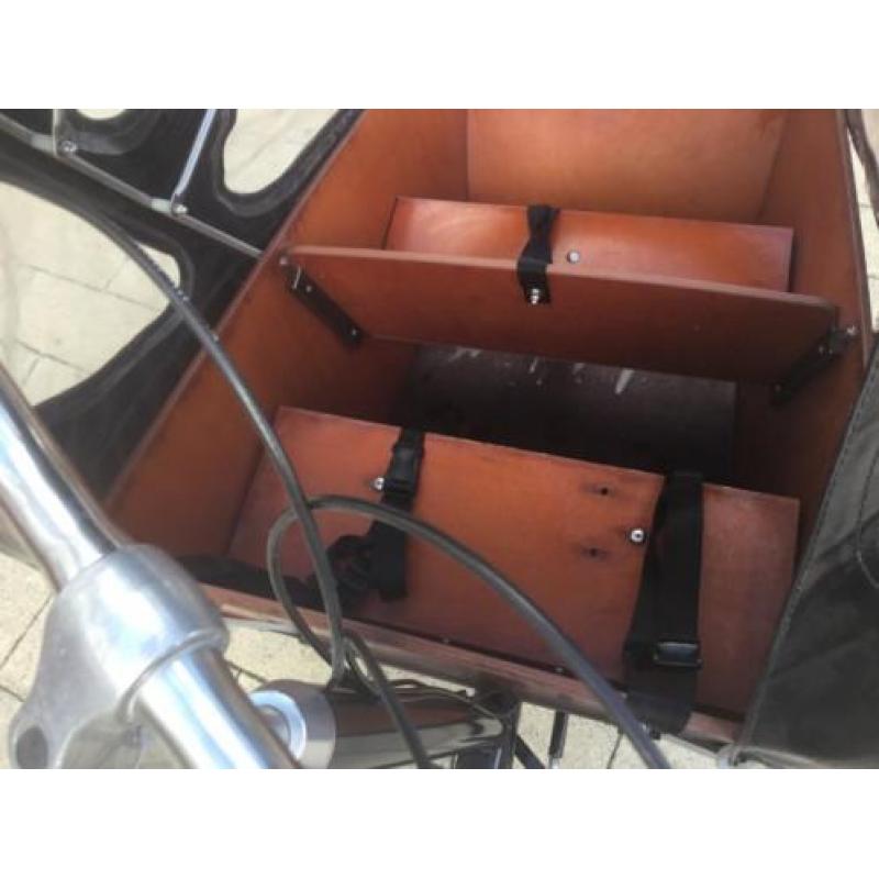 ZGAN Bakfiets nl Long NN8D versnelling,Huif en Extra bankje