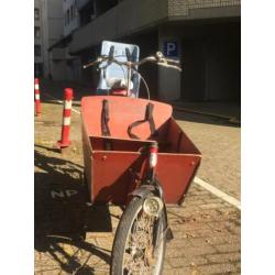 Bakfiets cargobike long lang met hoes