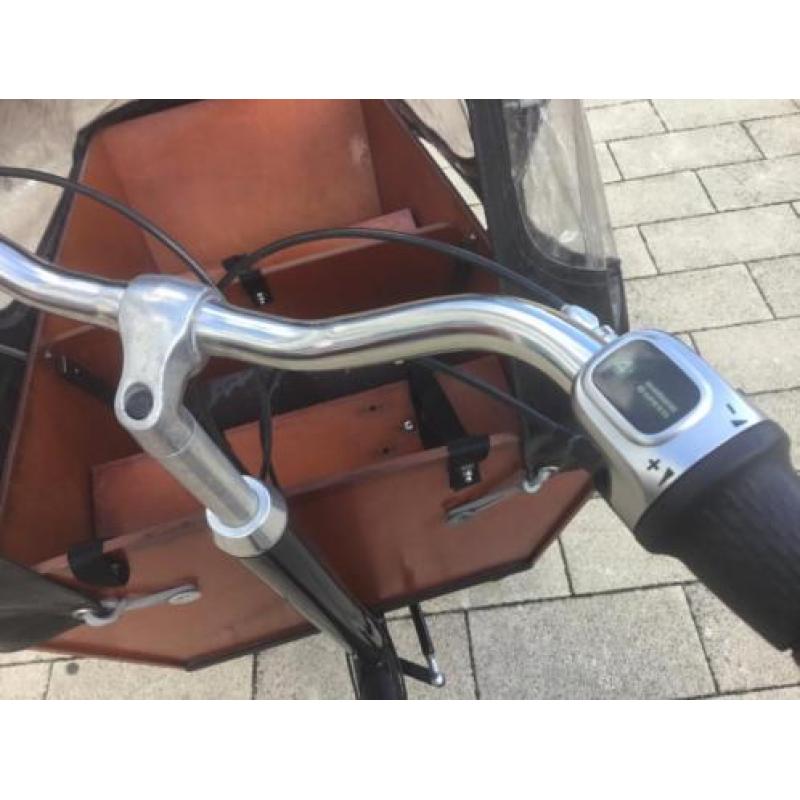 ZGAN Bakfiets nl Long NN8D versnelling,Huif en Extra bankje