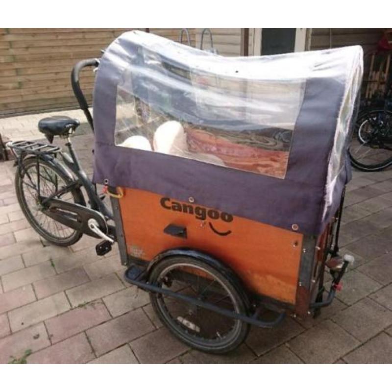 Bakfiets cangoo opknapper, rijdt goed