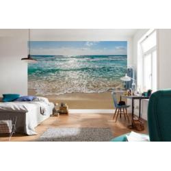 Strand fotobehang Seaside, Strand behang Zee