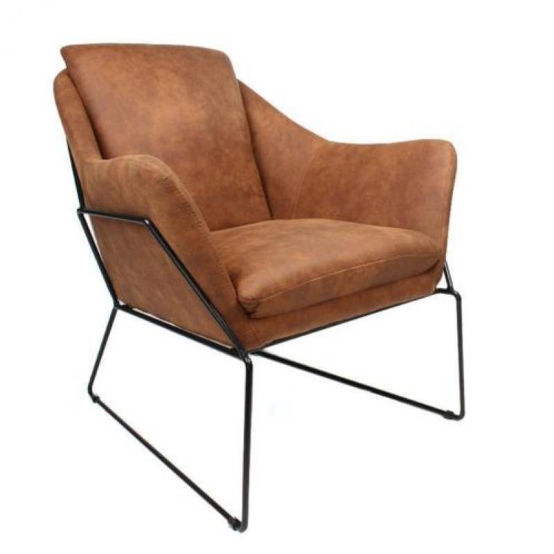 Primavera: Industriële fauteuil in 2 kleuren nu €299,95!