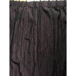 Gordijn 1.02 x 1.60 aubergine 2 stuks soort paars