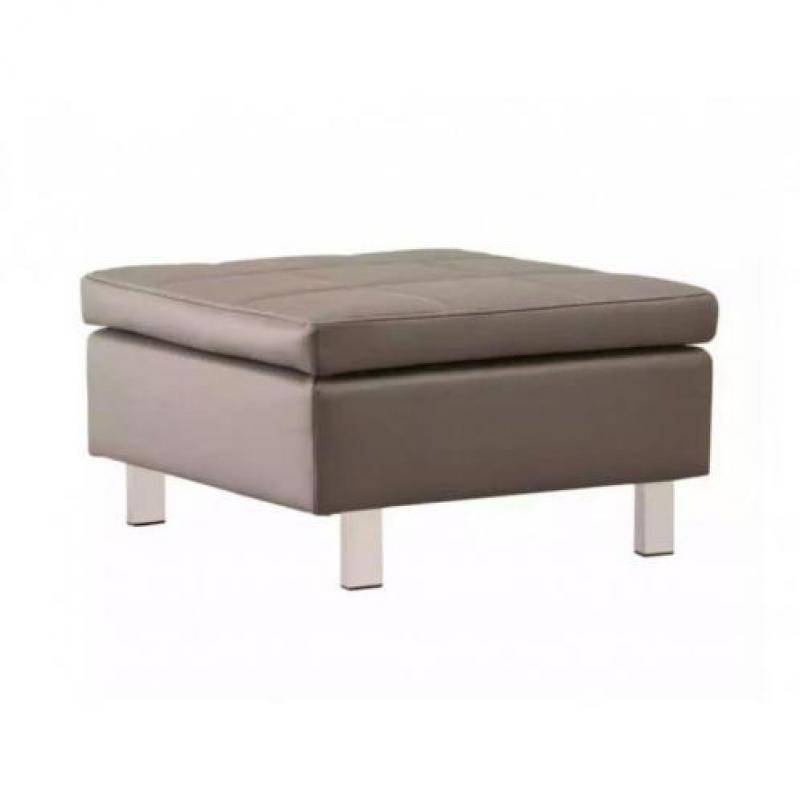 Hocker Casey kunstleder taupe van € 219 NU € 129