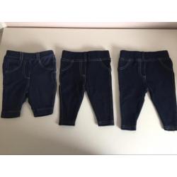 3x denim jeans look broekje mt 50 en mt 56