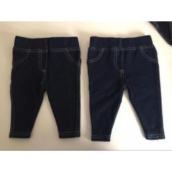 3x denim jeans look broekje mt 50 en mt 56