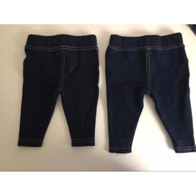 3x denim jeans look broekje mt 50 en mt 56