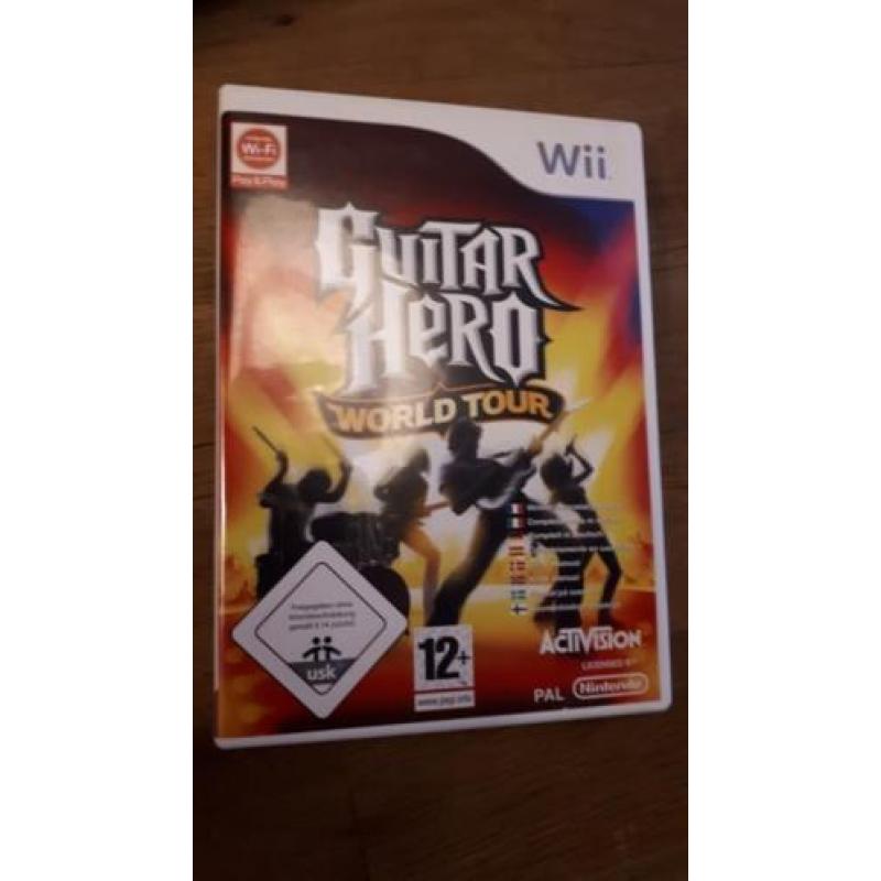 Guitar hero World tour met gitaar wii