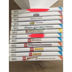 Wii Spellen, Agent Hugo, Batman, StarWars, Indiana Jones etc