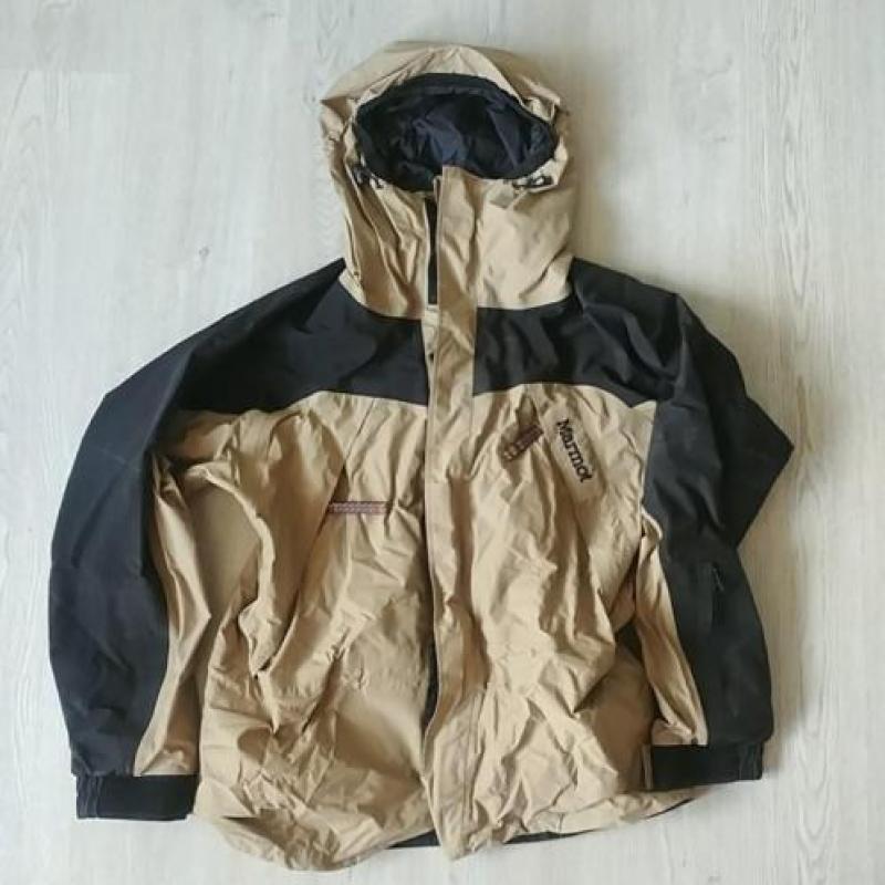 Marmot Outdoor jacket camel/black maat L